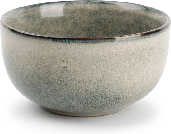Salt & Pepper Serviesset Meridian - Groen/Blauw - 16-delig voor 4 Personen - Aardewerk - Inclusief Dinerborden, Ontbijtborden, Kommen en Kopjes - Magnetron- en Vaatwasserbestendig