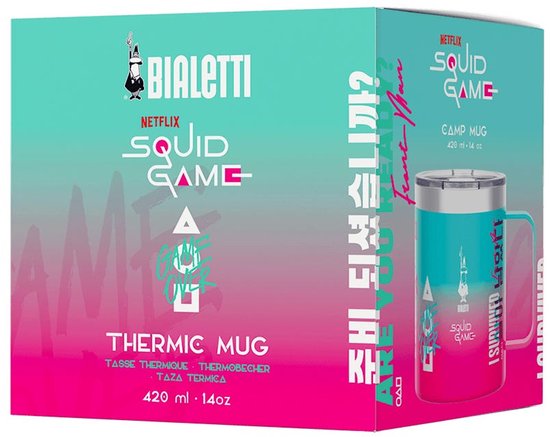 Bialetti SQUID003 reisdrinkbeker 360 ml Meerkleurig Roestvrijstaal