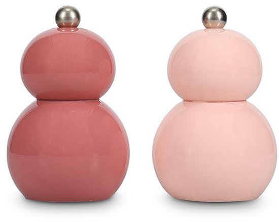 ONA Betty Pink peper- en zoutmolenset, 2 stuks.