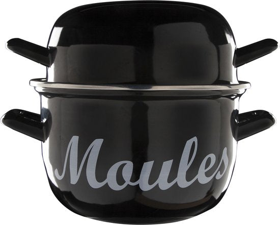 Cosy & Trendy Mosselpan - Zwart - ø 18 cm / 2.8 liter