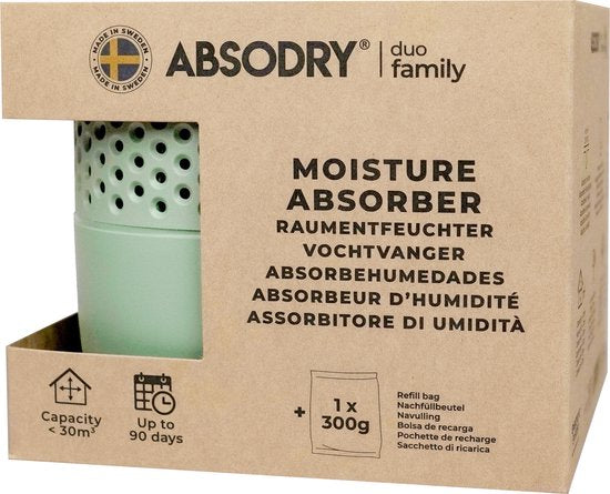 Absodry Duo Family Bag 3 Series Forest Green