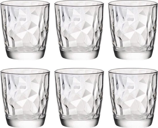 Bormioli Rocco Diamond waterglas - 30 cl - Set-6