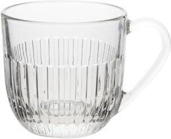 La Rochère Ouessant Theebeker met oor - 27 CL - 6 stuks - Drinkglazen - Koffie/Thee - Cadeau voor man - Cadeau voor vrouw