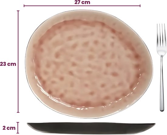 Cosy & Trendy Serviesset Laguna Old Rose 24-Delig