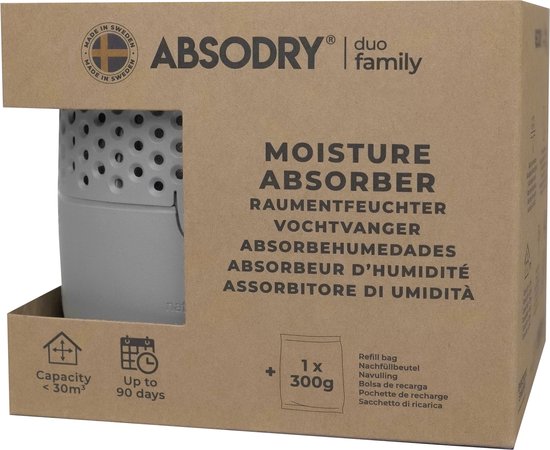 Absodry Duo Family Bag Series 3 Grey