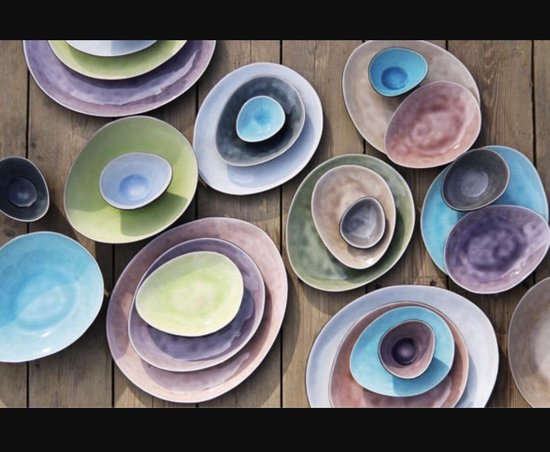 Cosy&Trendy Streetfood Festival Schaal - Ovaal - 8.5 cm x 7 cm x 4.5 cm - Set-10