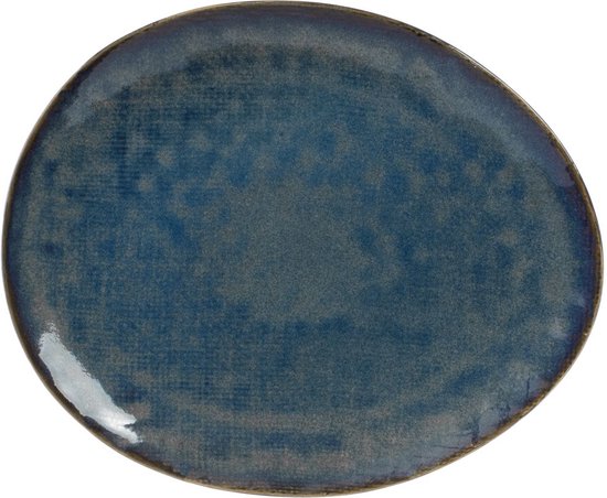 Cosy & Trendy Serviesset Aicha Blue - 12-delig / 4 personen - 4 dinerborden, 4 ontbijtborden en 4 diepe borden