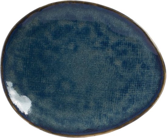 Cosy & Trendy Serviesset Aicha Blue - 12-delig / 4 personen - 4 dinerborden, 4 ontbijtborden en 4 diepe borden