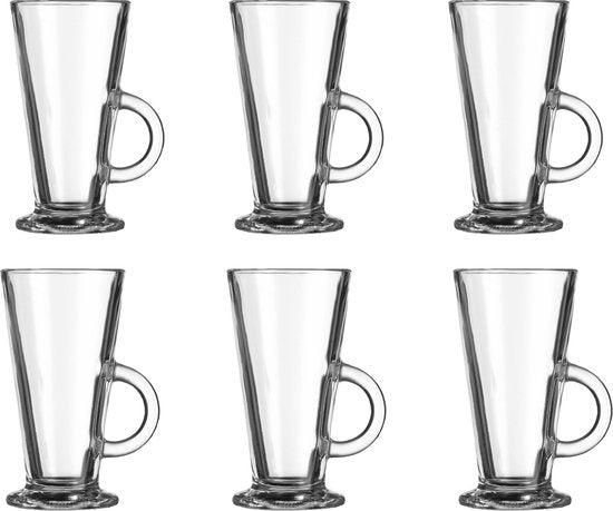 Libbey Acapulco Latte Macchiato Glazen - 28 cl - 12 stuks - Mooie Koffieglazen - Theeglazen - Koffieglas