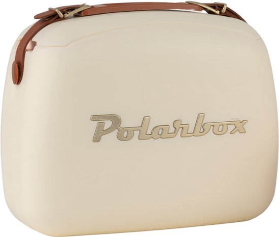 Polarbox Coolerbag 6L met 2 Lunchboxen - 34x19x26cm - Cream-Gold