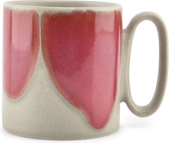 Salt & Pepper Beker 39cl grey/pink Paint (Set van 4)