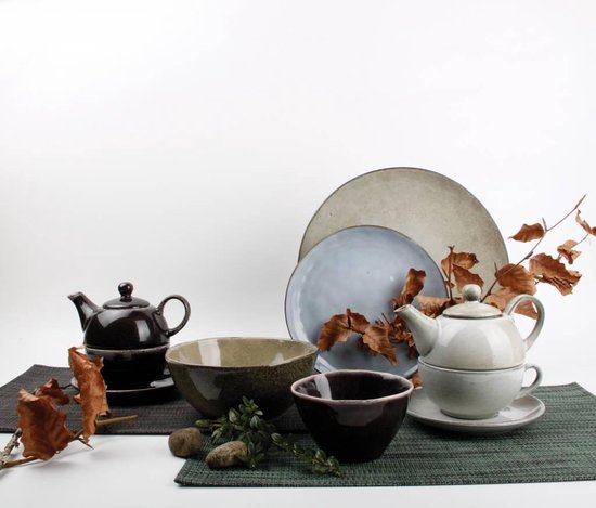 Salt&Pepper - Plat bord - 26,5cm - groen - Artisan - set/4