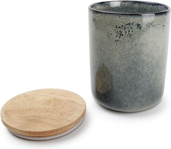 Salt & Pepper Voorraadpot Meridian Groen/Blauw - ø 12 cm / 1 Liter