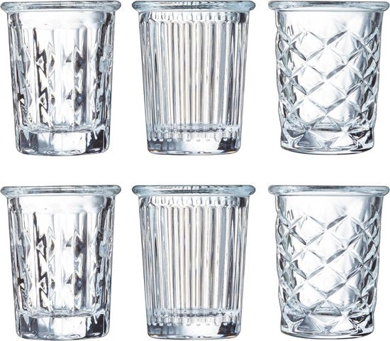 Arcoroc New York Borrelglazen 34 ml - 6 Stuks