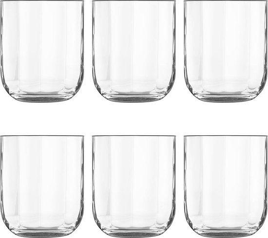 Luigi Bormioli Jazz - Whiskyglas - 35cl - 6 stuks