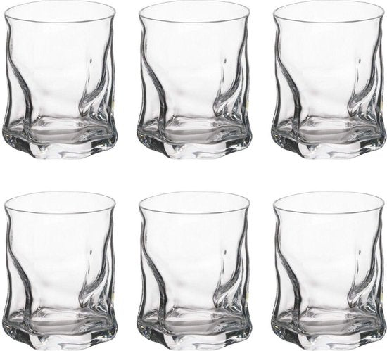 Bormioli Rocco Sorgente Waterglazen - Whiskey Glazen - 420ml - 6 stuks