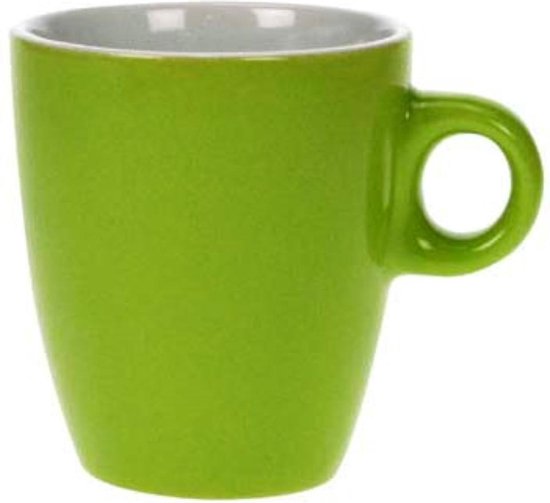 Cosy & Trendy Vicky Beker - 19 cl - Ø 7 cm x 8.5 cm - Groen - Set-6