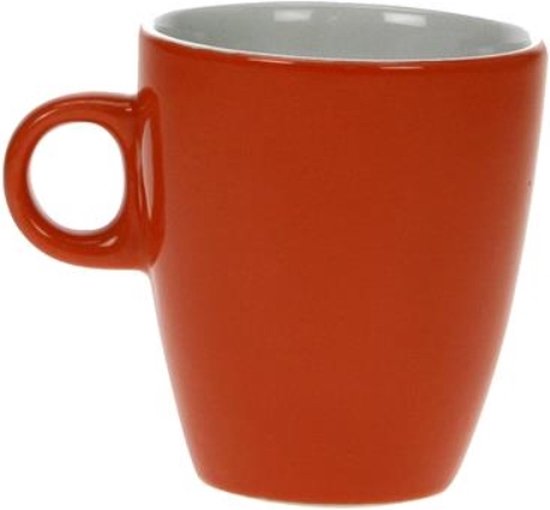 Cosy & Trendy Vicky Beker - 19 cl - Ø 7 cm x 8.5 cm - Oranje - Set-6