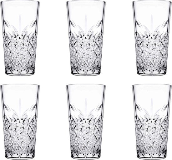 Pasabahce Longdrink Timeless Stapelbaar 34,5 cl - Transparant 6 stuk(s)