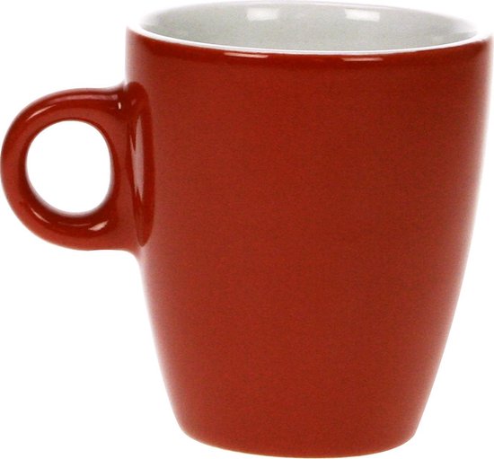 Cosy & Trendy Vicky Beker - 19 cl - Ø 7 cm x 8.5 cm - Rood - Set-6