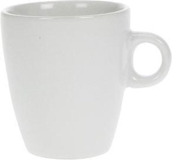 Cosy & Trendy Vicky Beker - 19 cl - Ø 7 cm x 8.5 cm - Wit - Set-6
