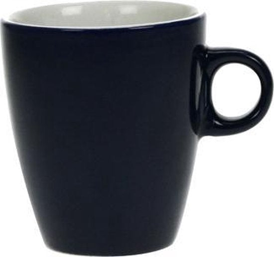 Cosy & Trendy Vicky Beker - 19 cl - Ø 7 cm x 8.5 cm - Donkerblauw - Set-6
