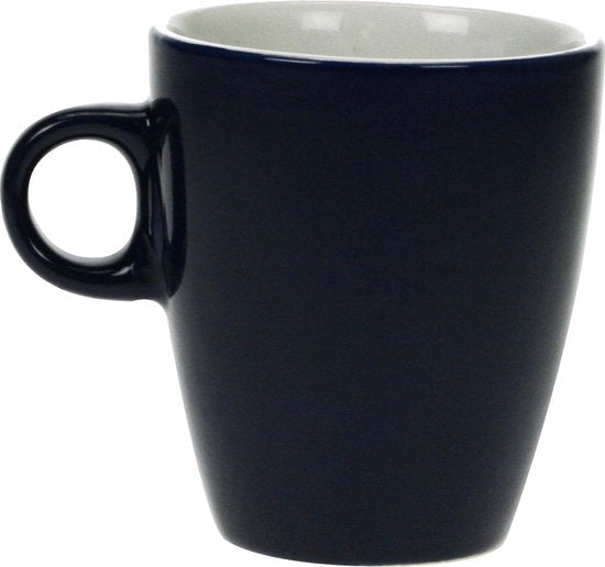 Cosy & Trendy Vicky Beker - 19 cl - Ø 7 cm x 8.5 cm - Donkerblauw - Set-6