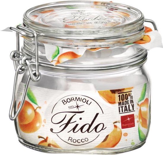Bormioli Rocco Fido Weckpot - 50cl - 10cm - 6 stuks