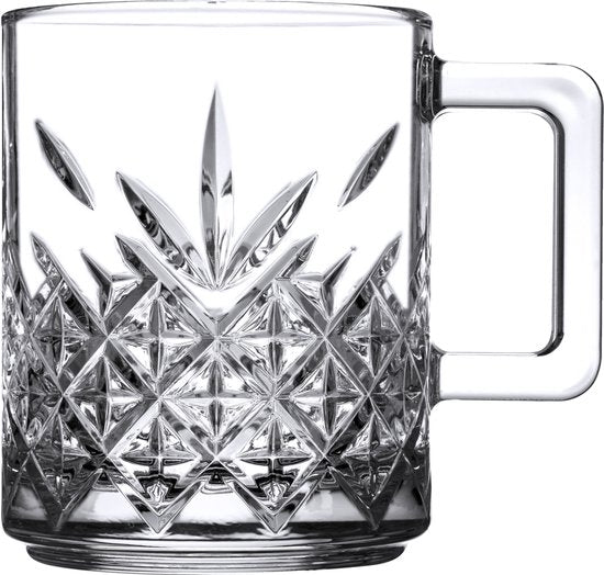 Pasabahce Theeglas Timeless 25 cl - Hardglas Transparant 2 stuks