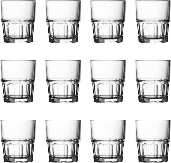 Waterglazen, Drinkglazen - Set van 12 - Next - 200ml