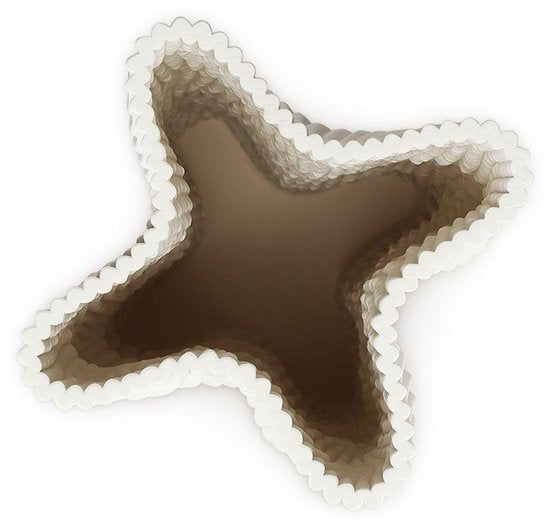 SP Collection Vaas 18x18xH42,5cm fluid white Vea