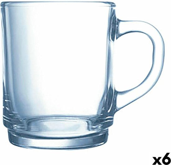 Luminarc Theebeker - Stapelbaar - 0.25 l - set-6