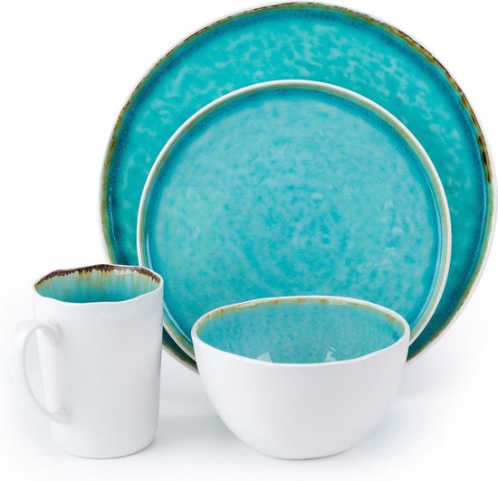Cosy & Trendy Serviesset Laguna Azzurro 24-Delig