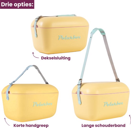 Polarbox Retro Koelbox Nevera – 12 Liter Inhoud – Duurzaam Geproduceerd