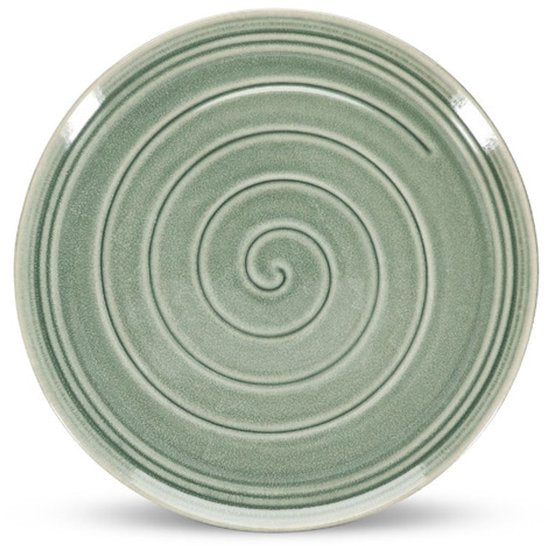 Salt & Pepper Taartplateau 33,5xH12cm groen Cameo