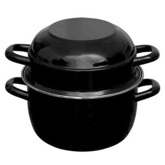 Cosy&Trendy Mosselpan - Ø 20 cm - 2 kg - 3L25 - Zwart