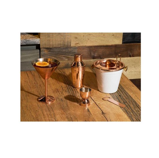 Cosy&Trendy - White&Copper bar cocktailset - 6-delig