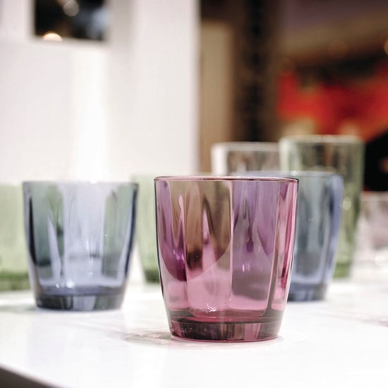 Bormioli Rocco Pulsar waterglas - 30 cl - Blauw - Set-6