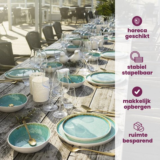 Cosy & Trendy Serviesset Laguna Azzurro 24-Delig