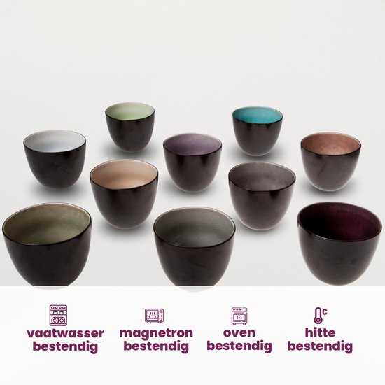 Cosy&Trendy Streetfood Festival Kopje - Ø 8.7 cm x 7 cm - Set-10