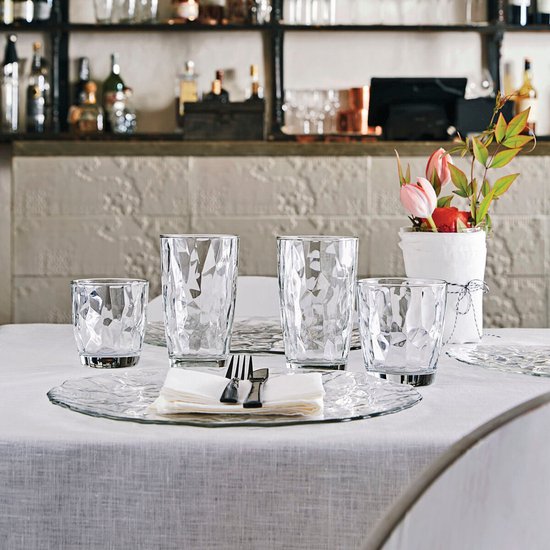 Bormioli Rocco Diamond longdrinkglas - 39 cl - Set-6