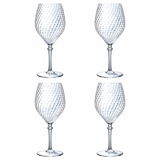 Cristal d’Arques Destinée Wijnglazen – 45 cl – Set van 4 – Luxe Kristalglas – Voor Rode & Witte Wijn