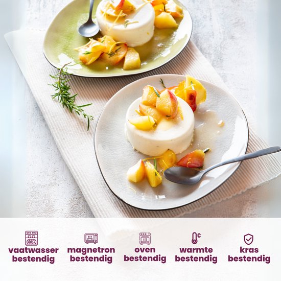 Cosy&Trendy Streetfood Festival Bord - Ovaal - 15 cm x 11.5 cm - Set-10