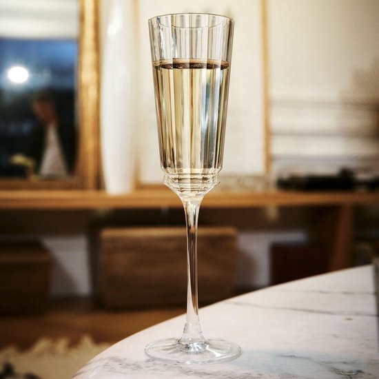 Cristal d'Arques Macassar champagneglas - 17 cl - Set-6
