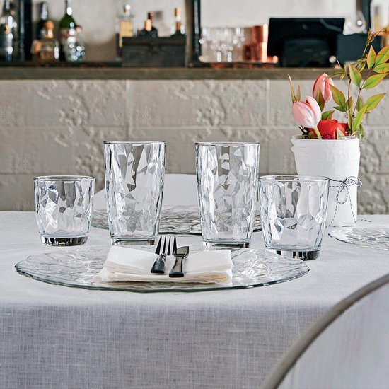 Bormioli Rocco Diamond longdrinkglas - 39 cl - Set-6