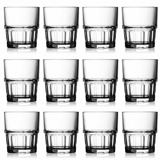 Waterglazen, Drinkglazen - Set van 12 - Next - 200ml