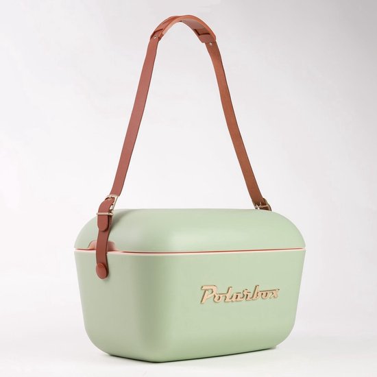 Polarbox - Koelbox - met Schouderband - Olijf Goud - 20 Liter - 45x30x(H)28cm