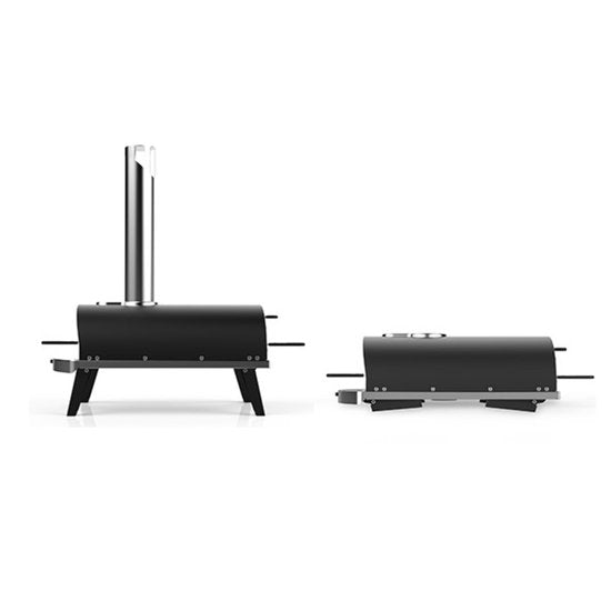 ZiiPa Pizza oven - 40 x 73- 72,5cm - antraciet