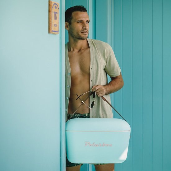 Polarbox - Koelbox - met Schouderband - Pastelgroen - 12 Liter - 40x26x(H)23cm