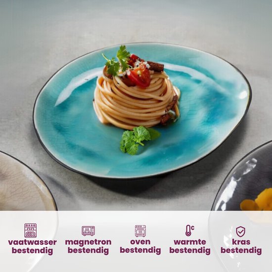Cosy&Trendy Streetfood Festival Bord - Ovaal - 27.5 cm x 23 cm - Set-10